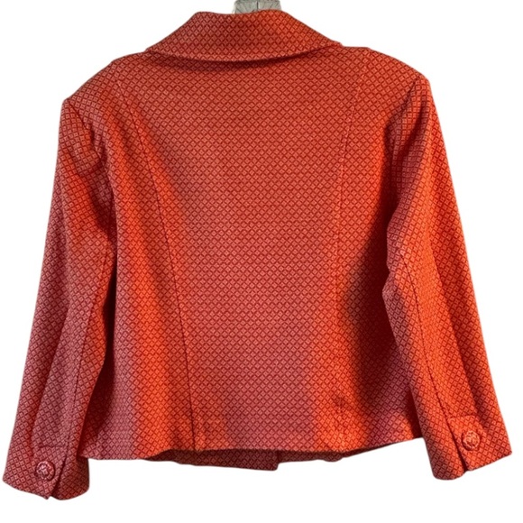 CAbi Matchmaker Orange Textured Skort Suit Set - Picture 8 of 14